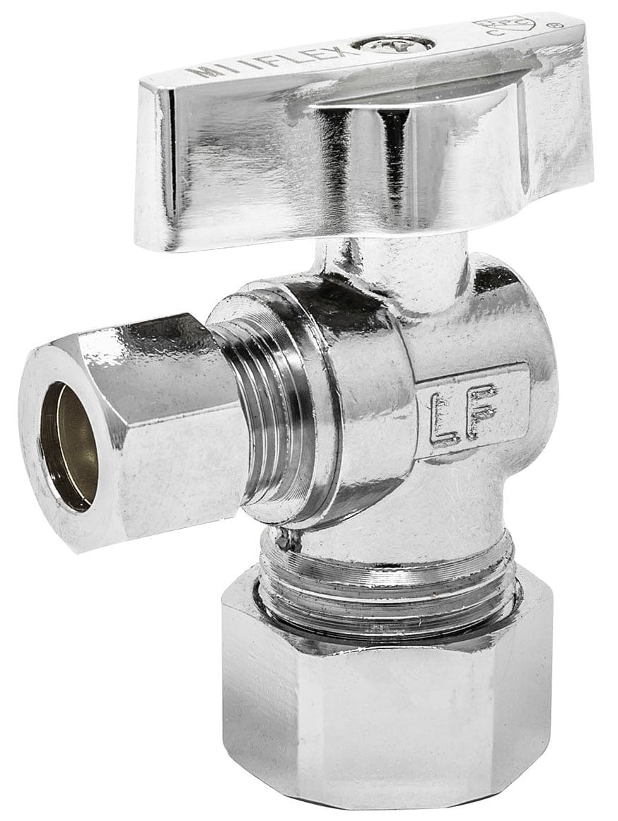 Angle Stop 5/8 inch OD (1/2 inch NOM) x 3/8 inch COMP 1/4 Turn - view 2