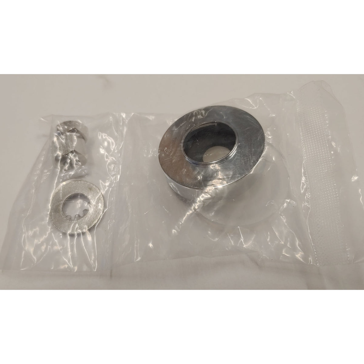 Chrome escutcheon plate and mounting hardware pack for Metpure FA-08/FA-09 RO faucet