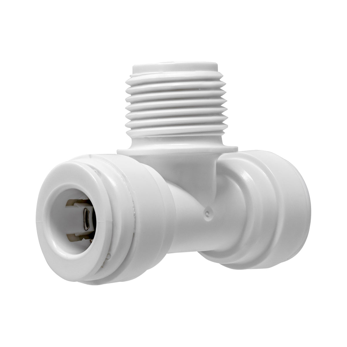 3/8 inch OD x 3/8 inch OD quick connect x 3/8 inch male thread branch tee, NSF - view 8