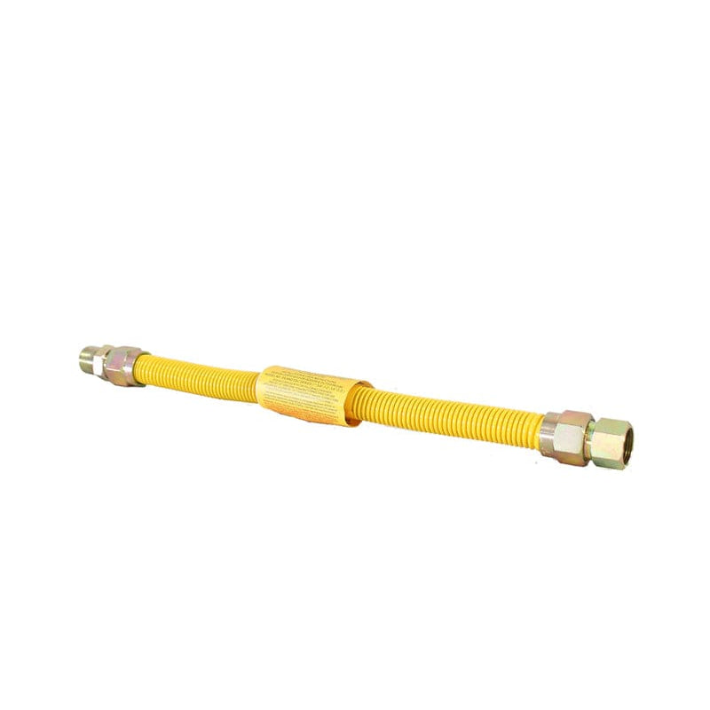 1 inch OD x 72 inch, 3/4 inch FIP x 3/4 inch MIP Epoxy Coated Stainless Steel Gas Connector, CSA