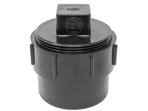 1 1 2 in abs cleanout adapter spigot x fpt