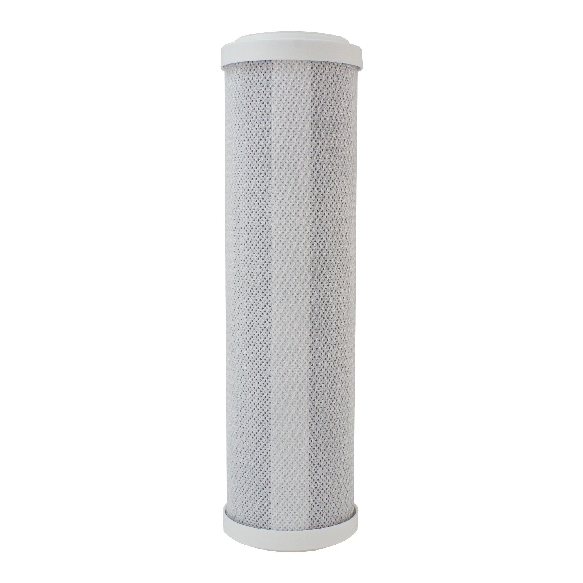 2.5" x 10" Carbon Block Filter Replacement for RO Drinking Water Filter System @ 5 micron. NSF certified.