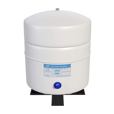 RO-132 white reverse osmosis storage tank, 4.4 gallon, 3.2 gallon actual volume, 11 x 15 inch