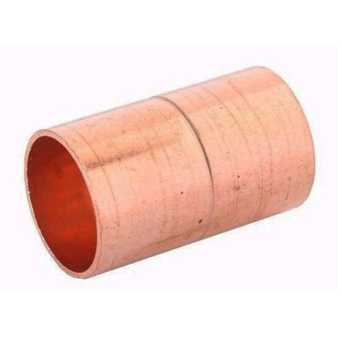 1/2 inch rolled stop copper coupling, C x C - view 2
