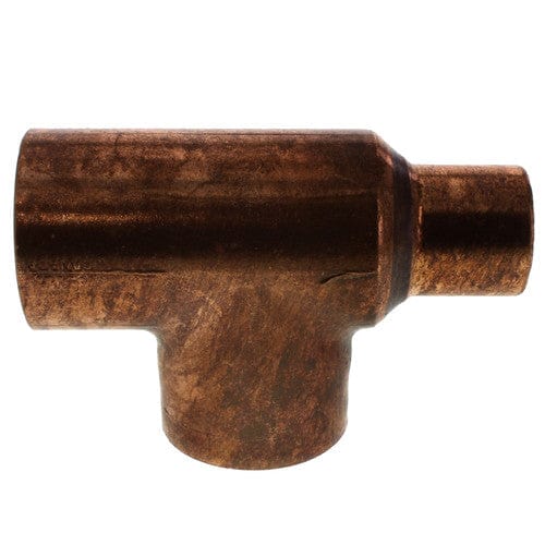 2" x 1" x 2" Reducing Tee C x C x C Copper, Low Lead