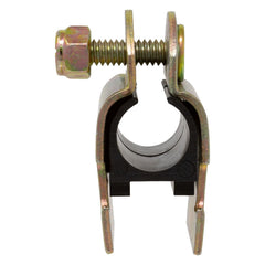 Rubber Cushion Steel Strut Clamp 1/2" NOM (5/8" OD) for Mounting Copper Piping, PEX Pipe, CVPC Tubing to Strut Channels [10 Pack]