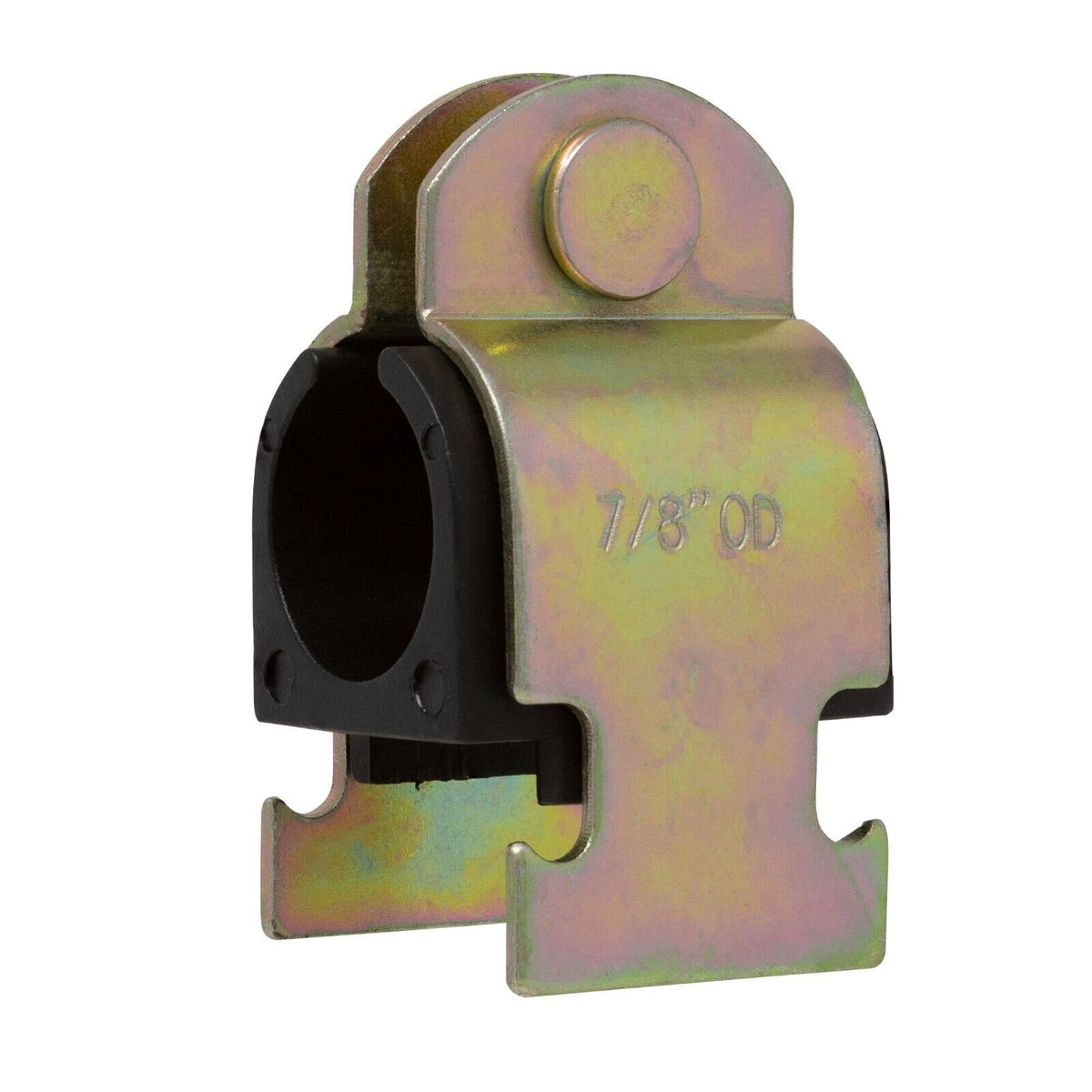Rubber Cushion Steel Strut Clamp 3/4" NOM (7/8" OD) for Mounting Copper Piping, PEX Pipe, CVPC Tubing to Strut Channels [5 Pack x 2]