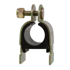 Rubber Cushion Steel Strut Clamp 3/4" NOM (7/8" OD) for Mounting Copper Piping, PEX Pipe, CVPC Tubing to Strut Channels [5 Pack x 2]