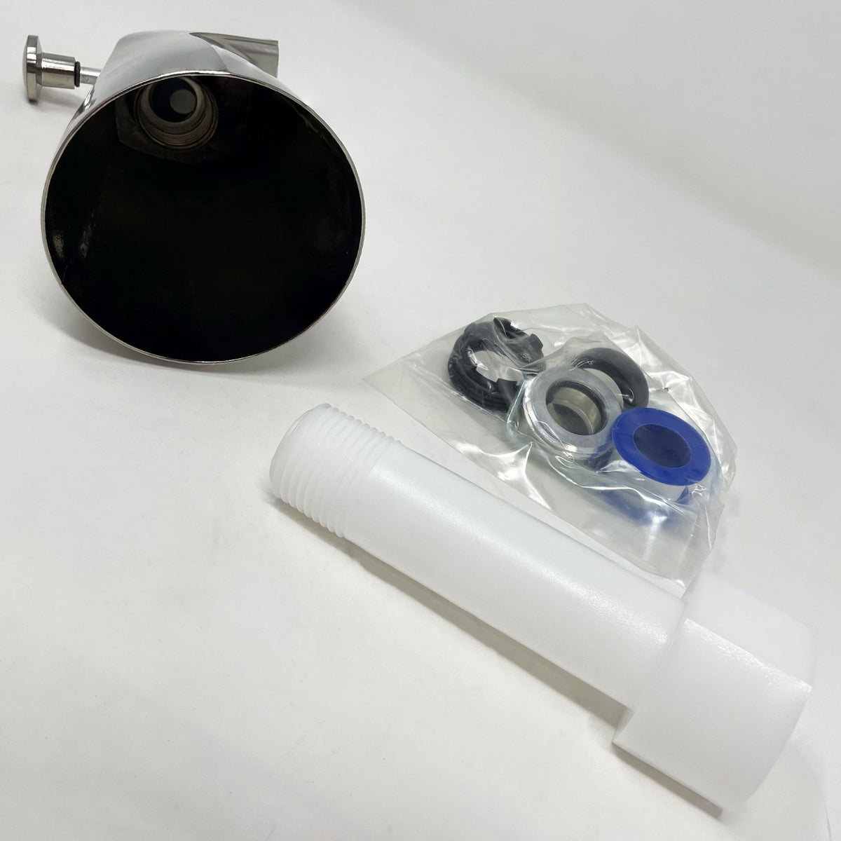 Plain fit all tub spout with diverter 5-1/8", Brushed Nickel