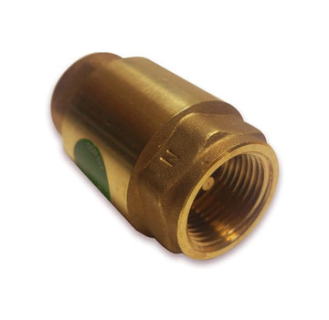 1-1/4" IPS Thread Lead Free Brass Spring Check Valve