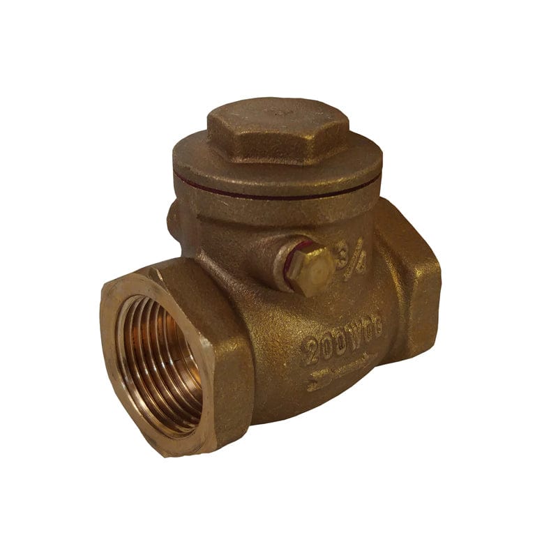 1-1/2" FIP Brass Swing Check Valve Lead Free