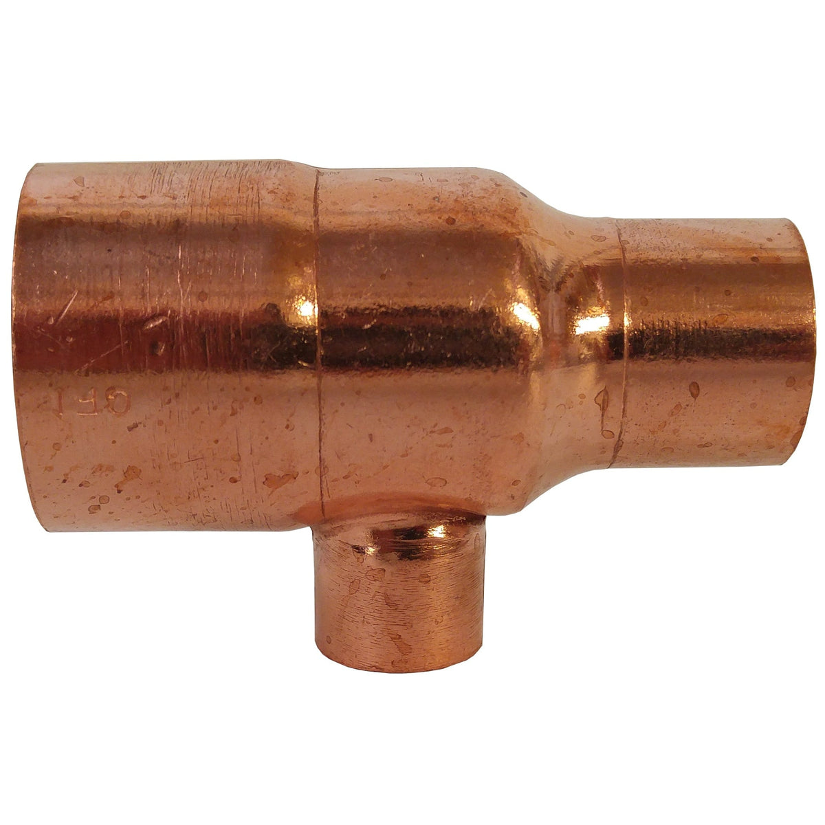 Copper Reducing Tee 2 inch x 1-1/4 inch x 1-1/2 inch, C x C x C