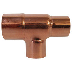 2 inch x 1-1/2 inch x 1-1/2 inch copper reducing tee, C x C x C