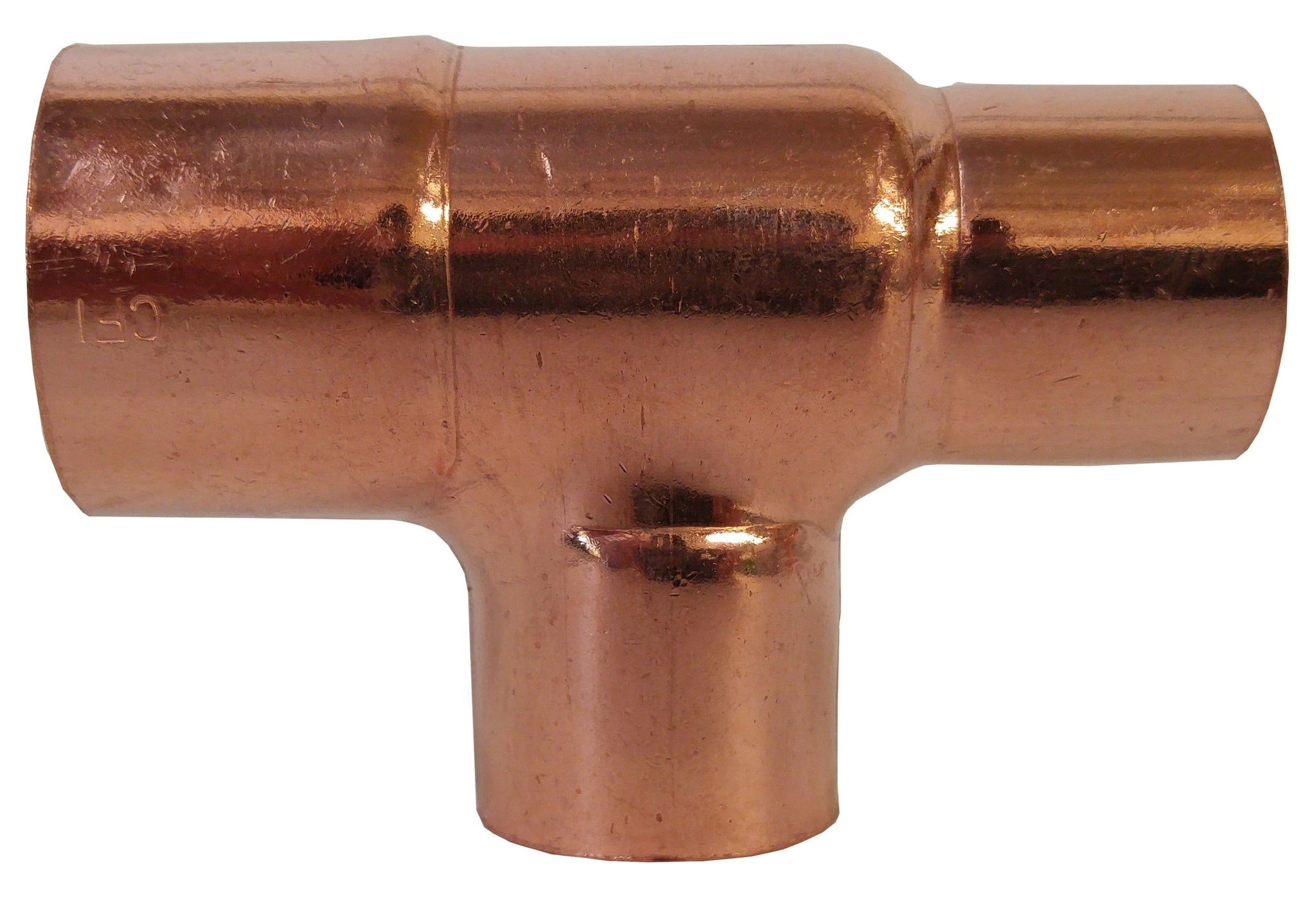 4" x 3" x 3" Reducing Tee C x C x C Copper, Low Lead