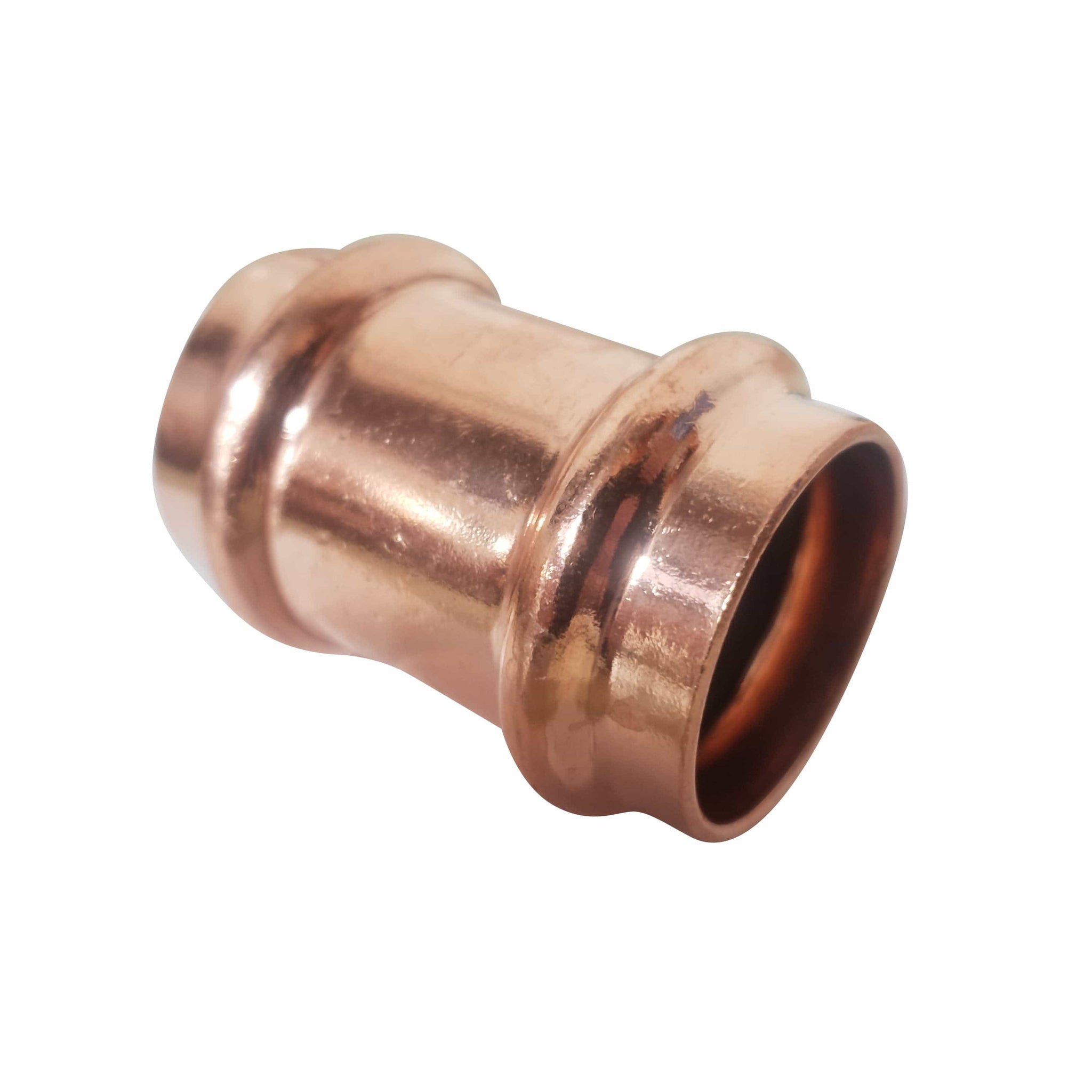 Lead Free Press Copper Coupling No Stop 1/2" Press x Press [10 Pack]