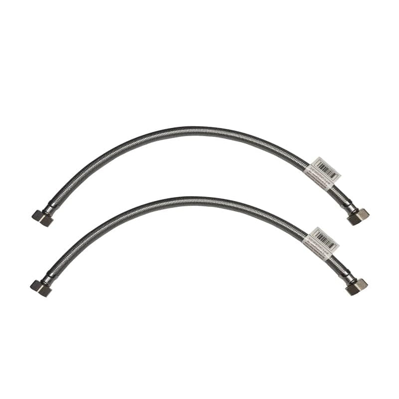 1/2 inch FIP x 1/2 inch FIP 20 inch Stainless Steel Supply Line 2 Pack