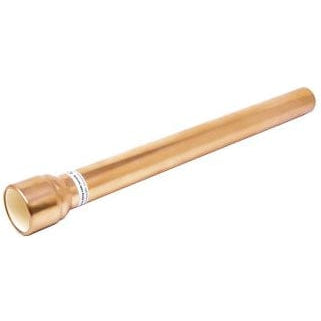 1-1/4 inch x 18 inch long CPVC to copper transition adapter, slip x sweat