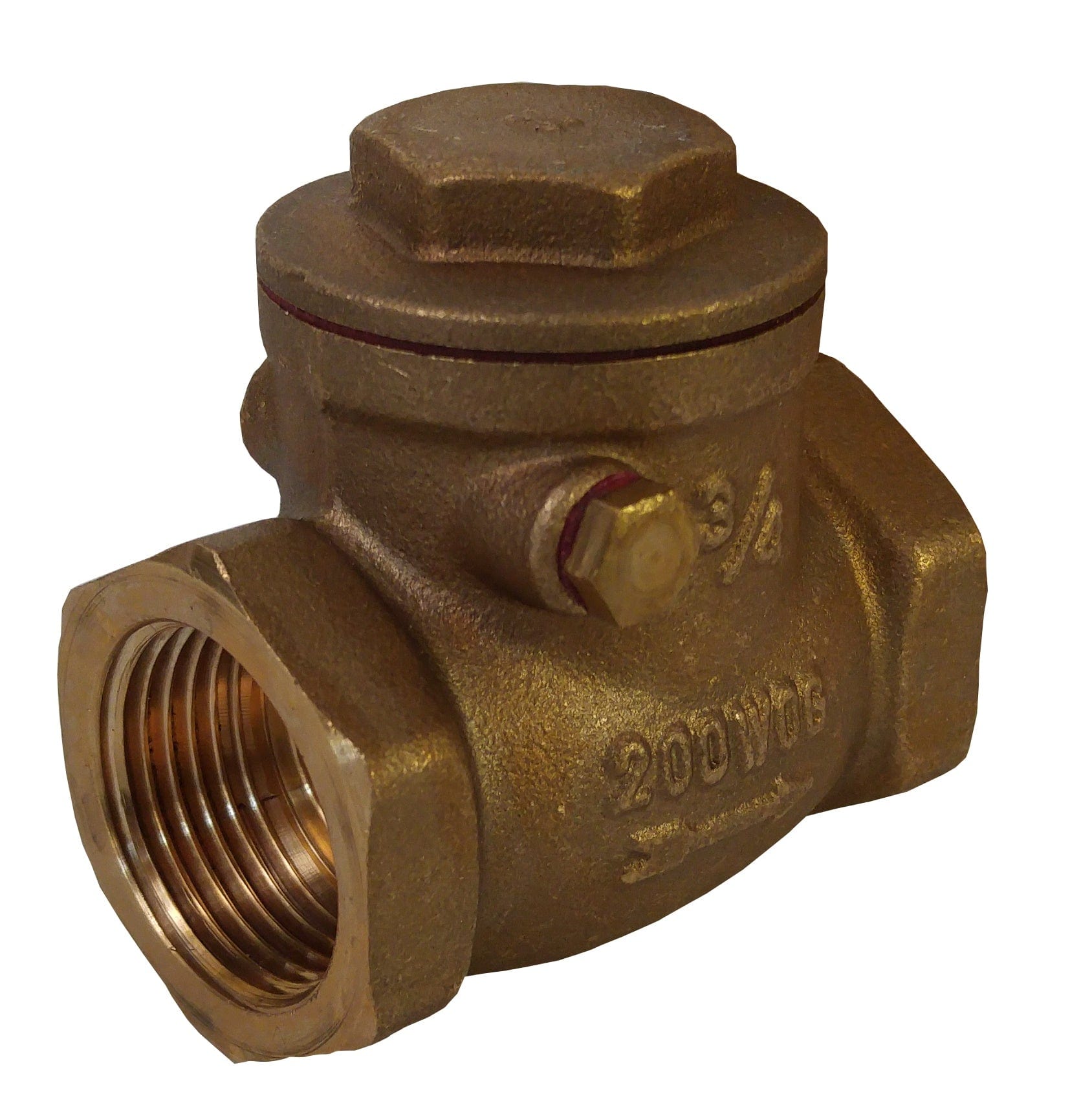 Swing Check Valve IPS 2-1/2, Brass