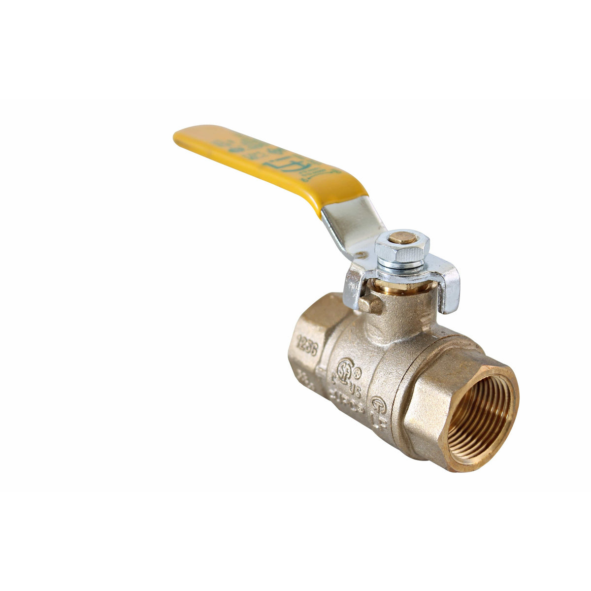 1/4 inch full port forged lead free brass ball valve with FIP threaded ends