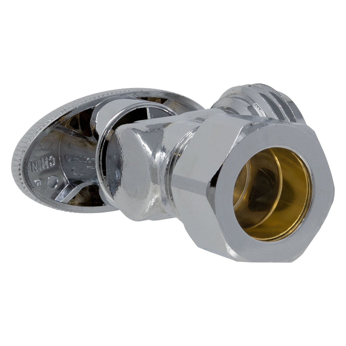 1/4 Turn Washing Machine Valve, 5/8 inch OD Compression x 3/4 inch MHT, Chrome Plated Brass - view 5