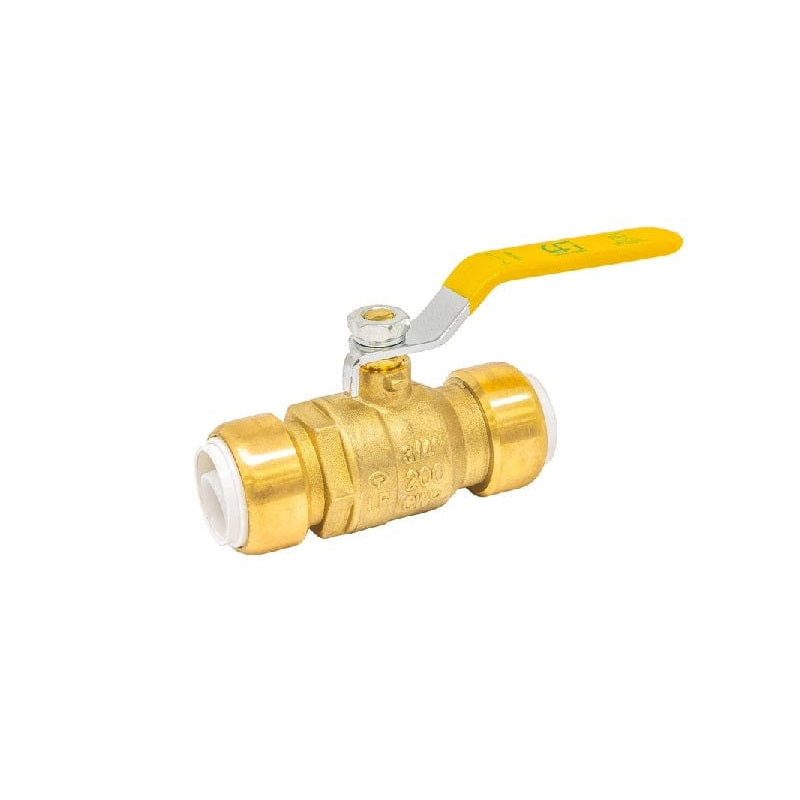 1 inch x 1 inch push-fit ball valve, lead free
