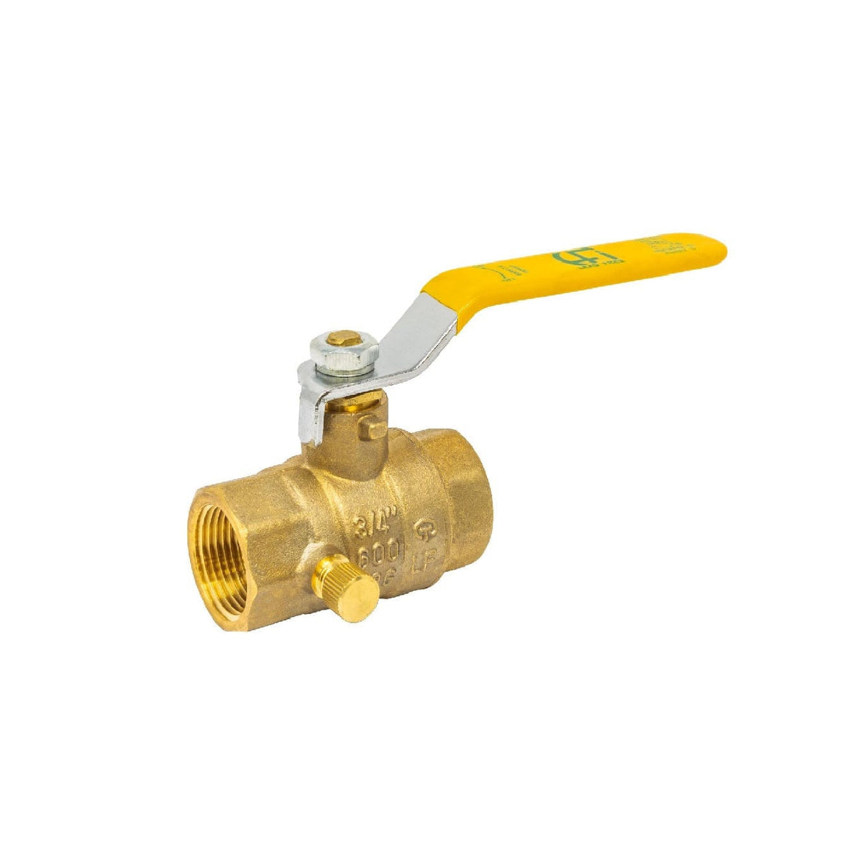 3/4 inch Lead Free Ball Valve with Drain, IPS