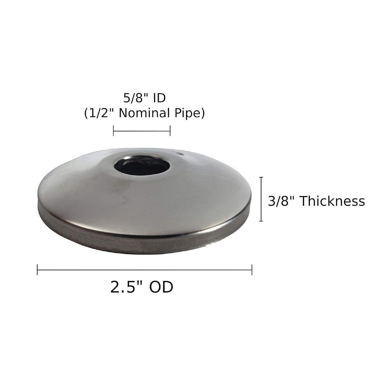 Two angle shut off valve sets with chrome escutcheon and 20 inch stainless steel braided faucet supply line - view 5
