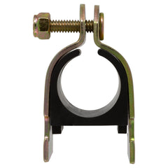 Zinc plated steel strut clamp with rubber cushion for 1 inch NOM pipe, 5 pack
