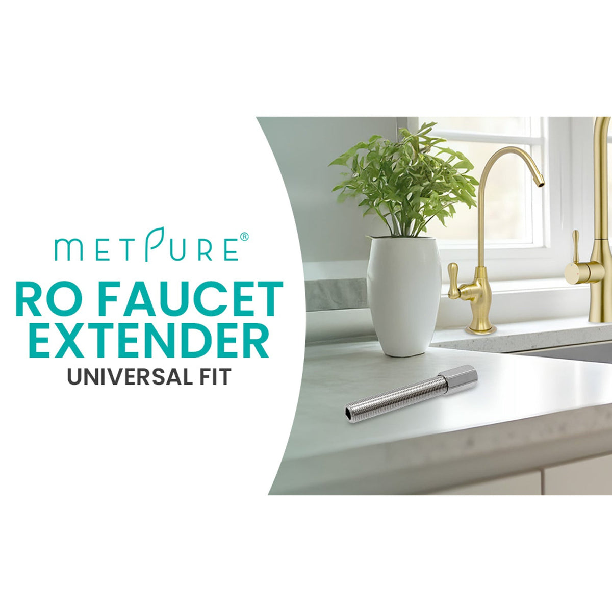 RO Faucet Universal 3" Extender for 7/16" Shank