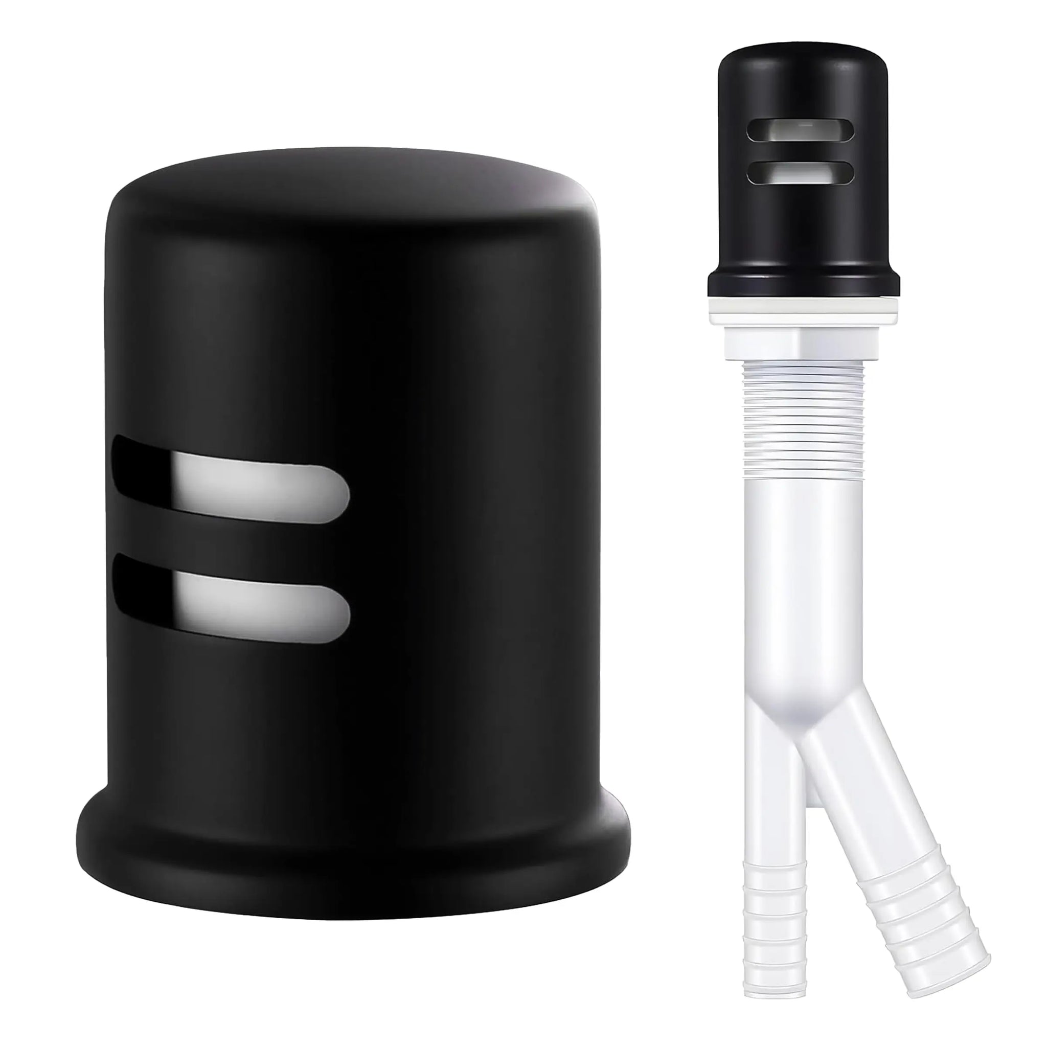Dishwasher Air Gap Entire Kit Assembly With Skirted Brass Cap Escutcheon. Replacement Air Gap. Solid Brass Cap
