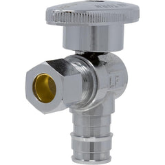 1/2 inch PEX-A Expansion x 3/8 inch OD Compression 1/4 Turn Angle Stop, Heavy Pattern, 5 Pack - view 2