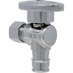 1/2 inch PEX-A Expansion x 3/8 inch OD Compression 1/4 Turn Angle Stop, Heavy Pattern, 5 Pack - view 5