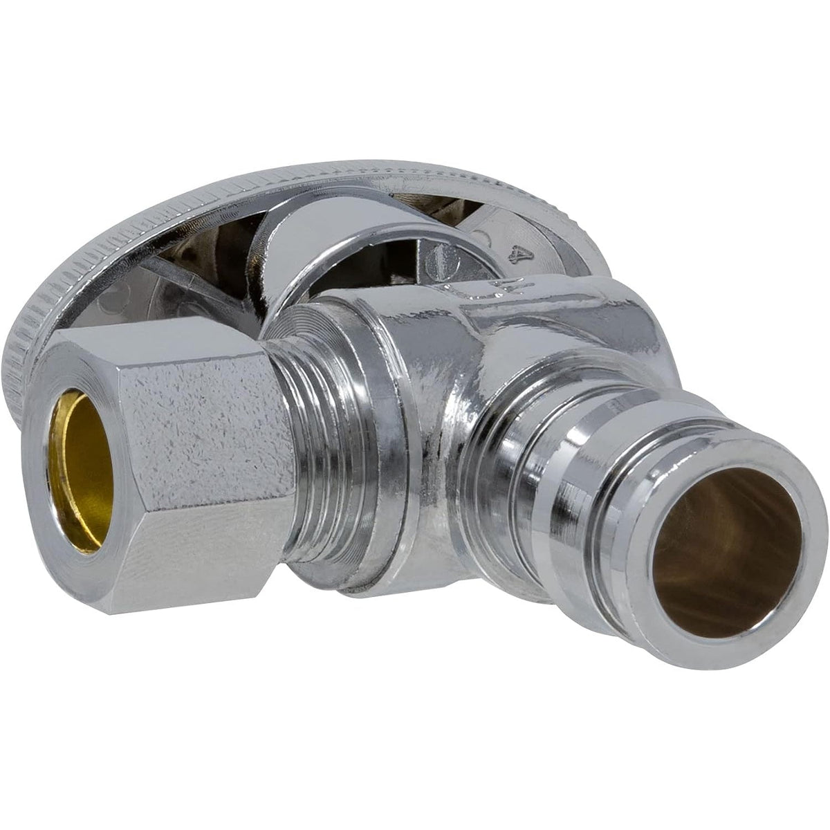 1/2 inch PEX-A Expansion x 3/8 inch OD Compression 1/4 Turn Angle Stop, Heavy Pattern, 5 Pack - view 6