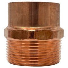 1-1/2 inch wrought copper male adapter, C x MIP