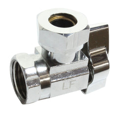 1/2 inch FIP x 7/16 inch - 1/2 inch OD Slip Joint Brass 1/4 Turn Angle Valve - view 4