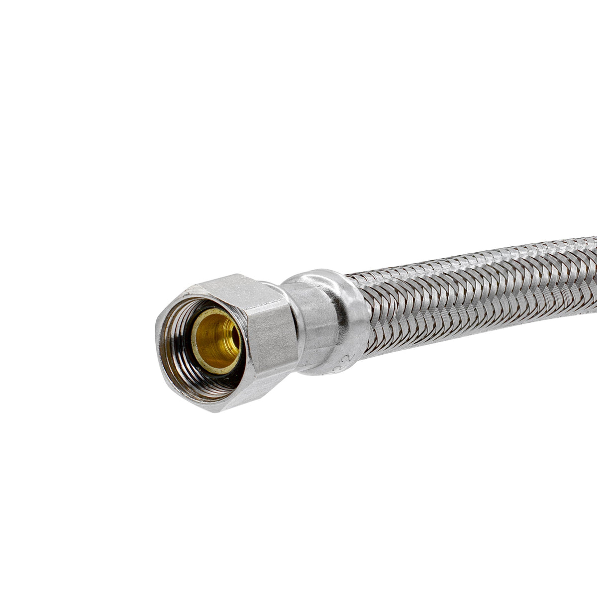 MiiFLEX 12 inch braided stainless steel toilet supply line, 1/2 inch FIP x 7/8 inch ballcock - view 3