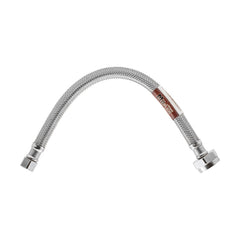 MiiFLEX 12 inch braided stainless steel toilet supply line, 1/2 inch FIP x 7/8 inch ballcock