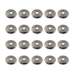 5/8 inch OD chrome plated stainless steel escutcheon, 20 pack, 20 pieces