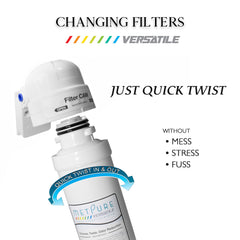 Metpure Versatile Elements S alkaline antioxidant mineral quick twist filter, 11 x 2.5 inch - view 4
