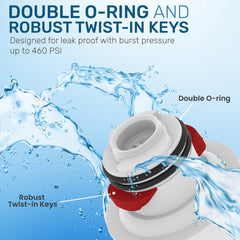 Metpure Versatile ROLB filter set - double O-ring seal