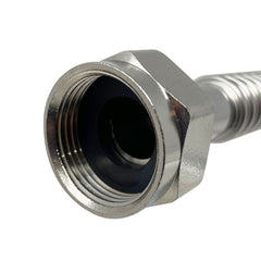 Eastman 24 inch corrugated stainless steel water softener connector, 3/4 inch FIP x 1 inch FIP - view 2