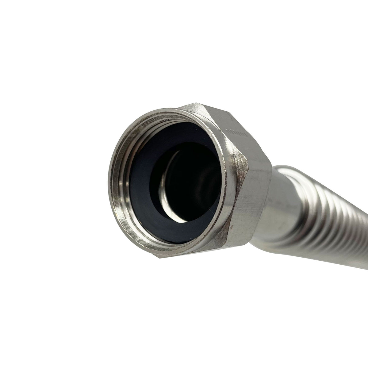 Eastman 24 inch corrugated stainless steel water softener connector, 3/4 inch FIP x 1 inch FIP - view 3