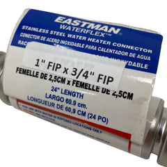 Eastman 24 inch corrugated stainless steel water softener connector, 3/4 inch FIP x 1 inch FIP - view 4