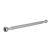 Eastman SS Corrugated Water Softener Connector, 24" Long, 3/4" FIP x 1" FIP