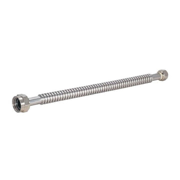 Eastman SS Corrugated Water Softener Connector, 24" Long, 3/4" FIP x 1" FIP