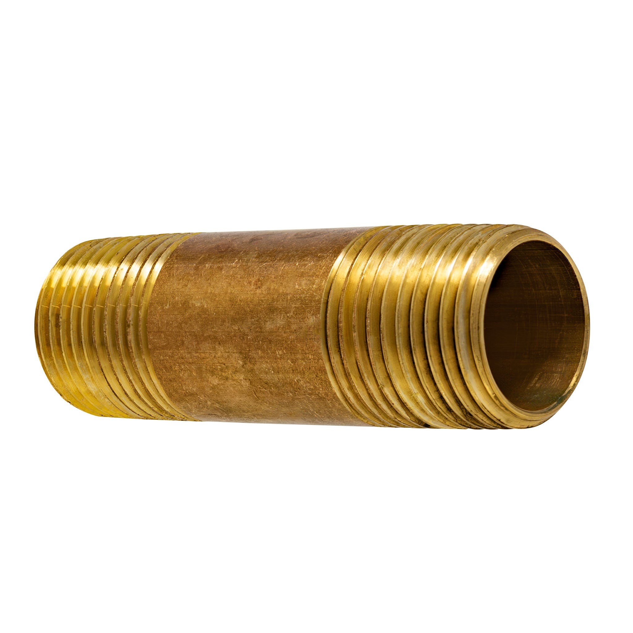 2-1/2" x1/2" MIP Red Brass Nipple, Lead Free