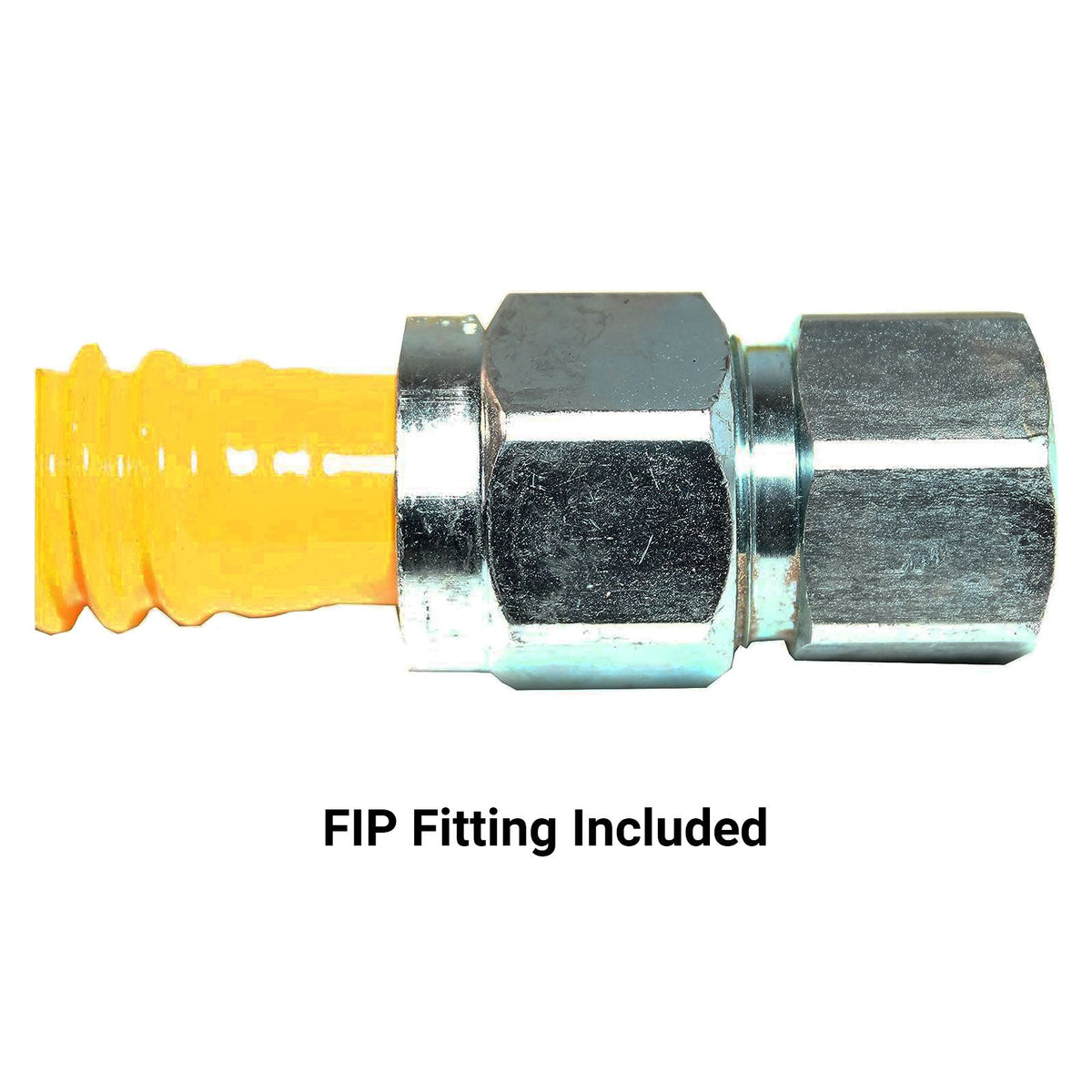 1/2 inch OD x 60 inch, 1/2 inch FIP x 1/2 inch MIP Epoxy Coated Stainless Steel Gas Connector, CSA - view 4