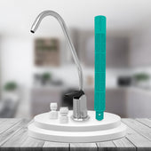 Long Reach Spout Style Non-airgap RO Faucet Reverse Osmosis Spring Lever Faucet. Includes Faucet Wrench. (Select Your Color)