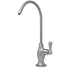 Metpure vase style non-air gap reverse osmosis faucet kit with faucet wrench and adapters