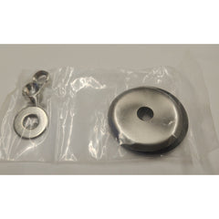 Brushed Nickel escutcheon plate and mounting hardware pack for Metpure FA-05 RO faucet